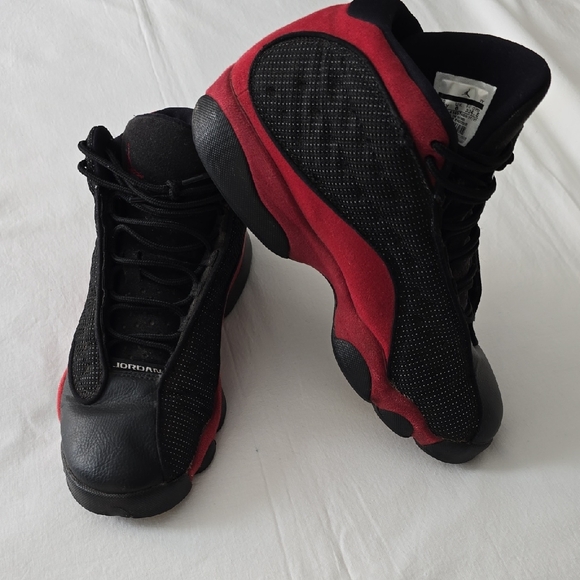 Jordan Other - Jordan Men's Black and Red Athletic Sneakers